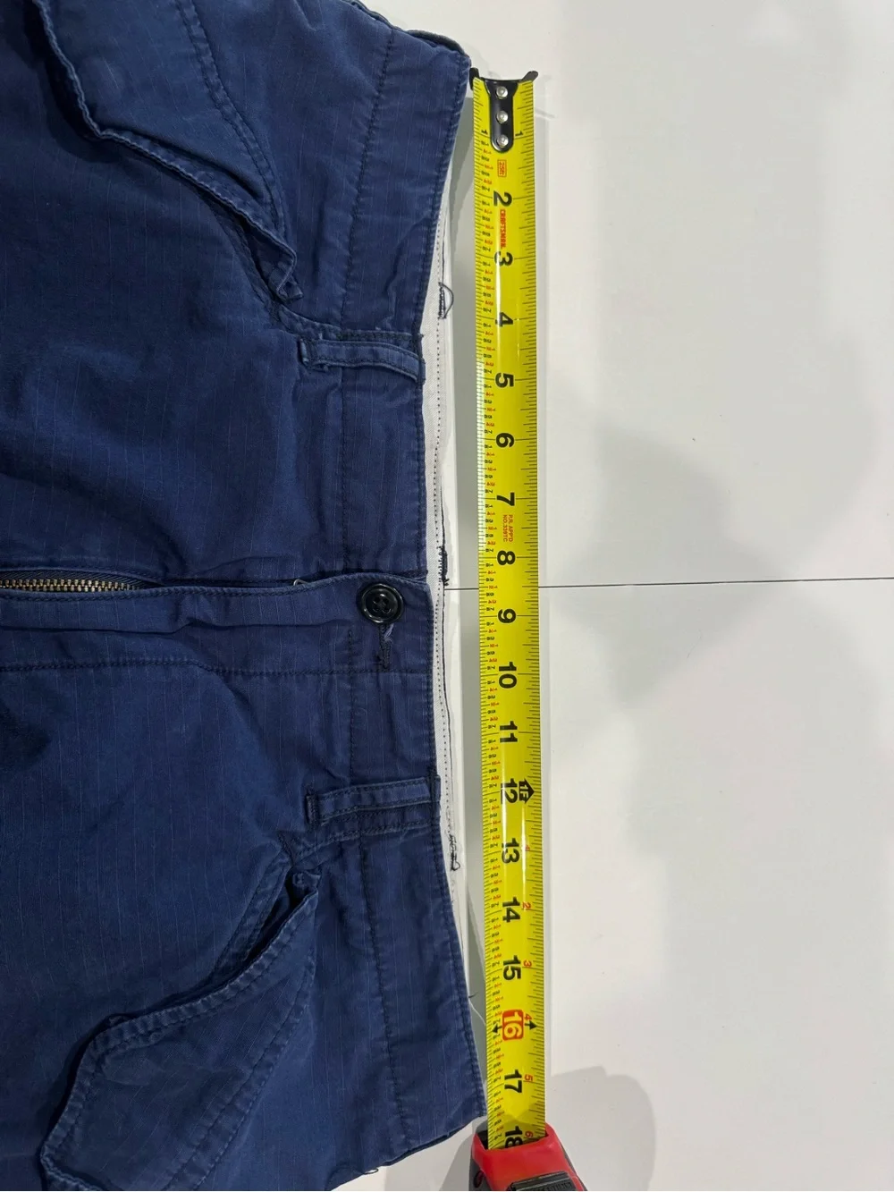Polo by Ralph Lauren Navy Cargo Shorts with Zip Pocket